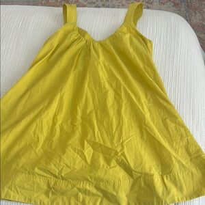 Chartreuse Maeve by Anthropologie baby doll dress